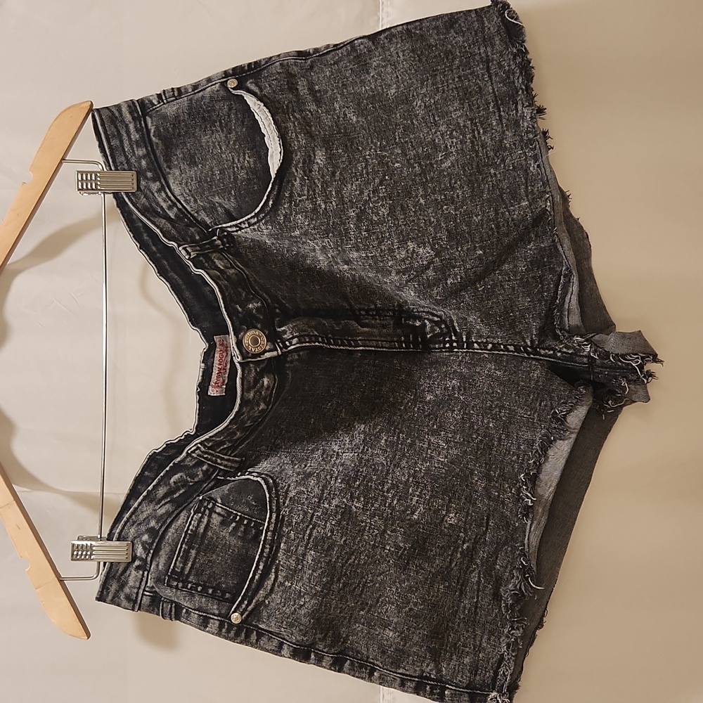 Vintage Distressed Washed Jean Shorts